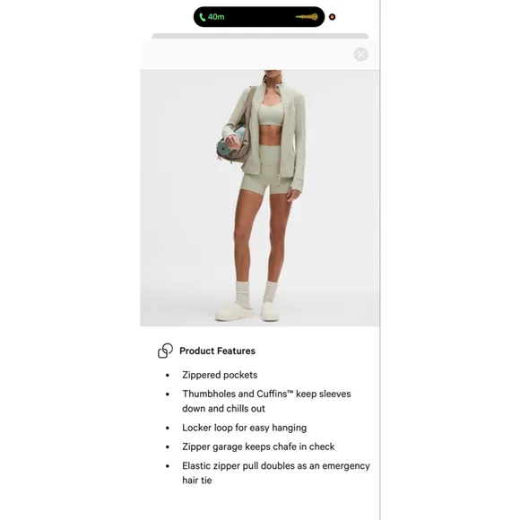 Lululemon Fog Jacket - Picture 6 of 7